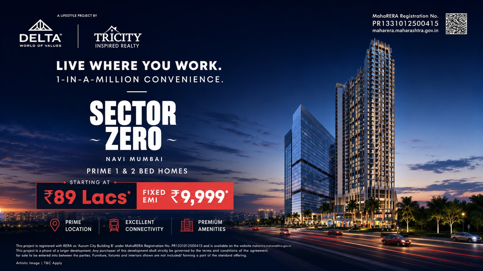 Delta Tricity Sector Zero
